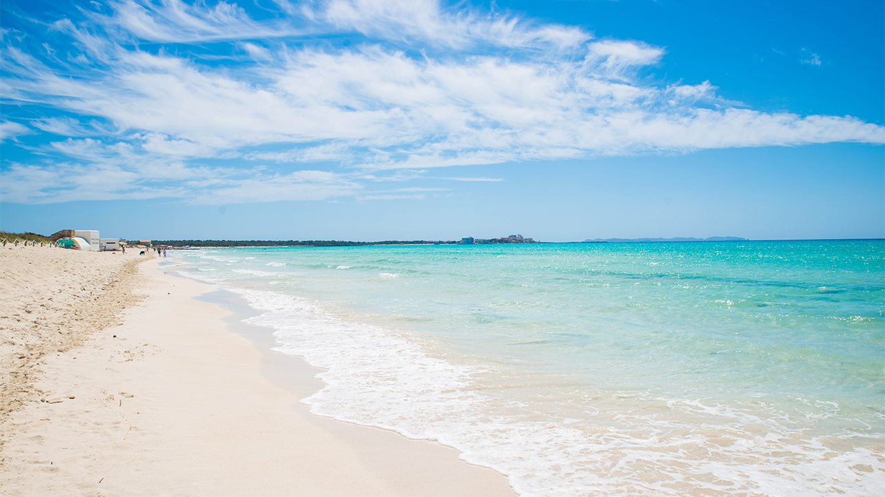 Es Trenc Beach in southwest Mallorca